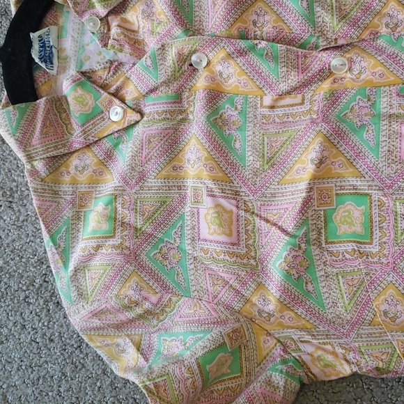 Vintage pastel coloured tunic xs/small - Picture 10 of 11